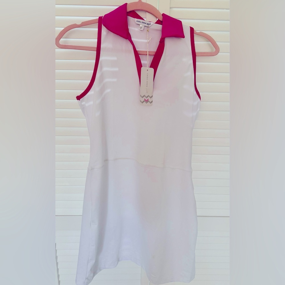 CHOU CHOU GOLF  Sleeveless tennis dress size small NWT